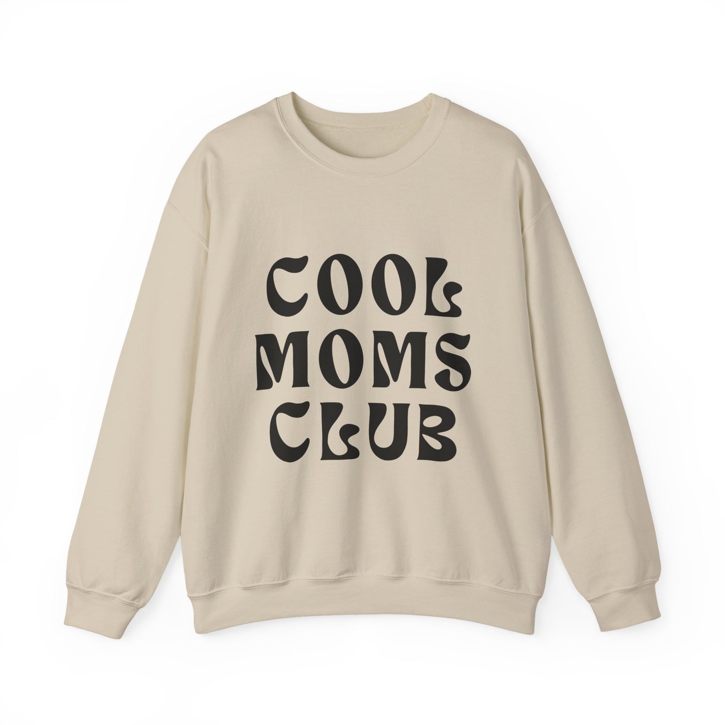 “Cool Moms Club” - Floral Crewneck Sweatshirt
