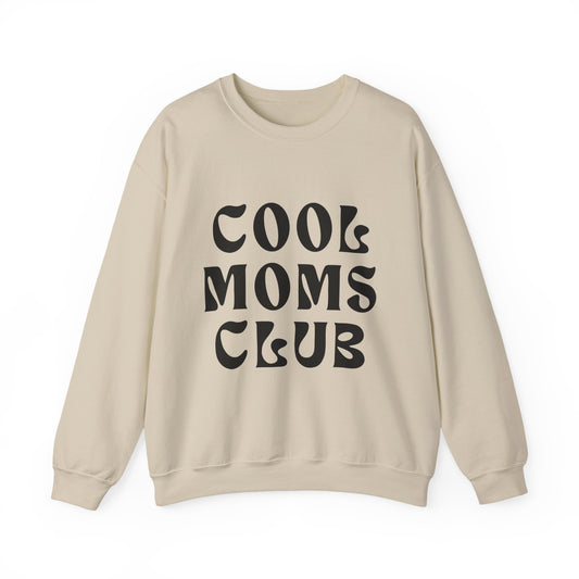 “Cool Moms Club” - Floral Crewneck Sweatshirt