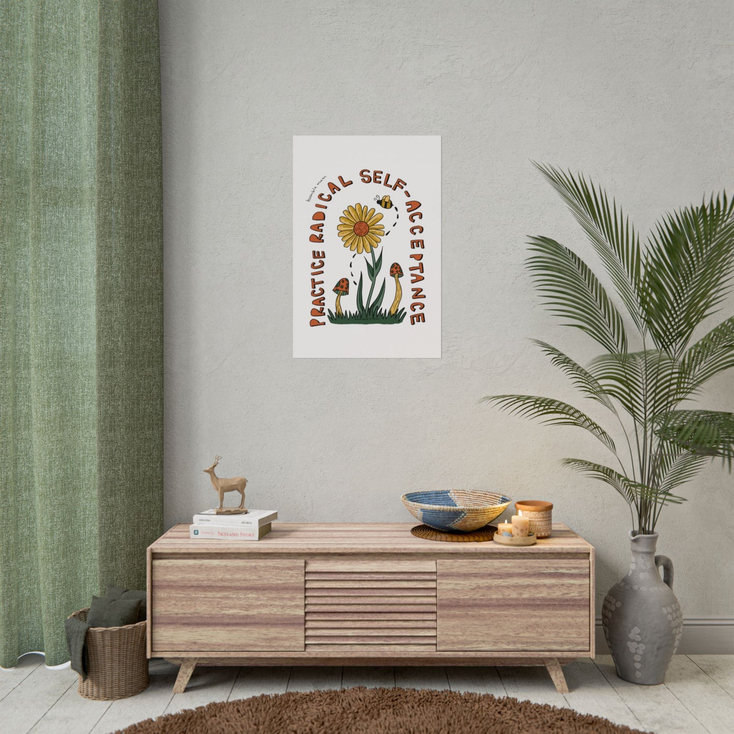 “Practice Radical Self-Acceptance” Poster