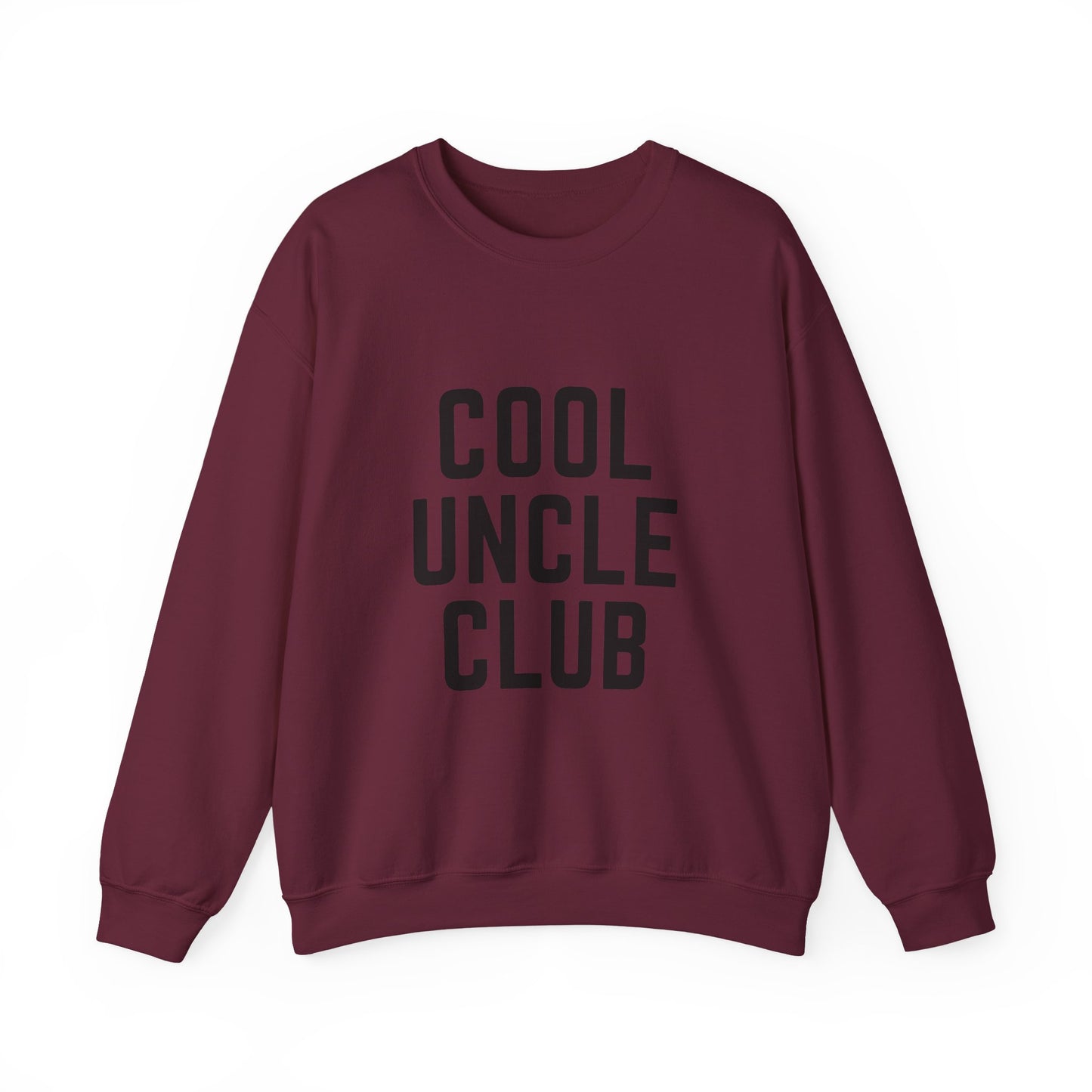 “Cool Uncle Club” Sweatshirt - Mountain Graphic Crewneck for Cool Uncles