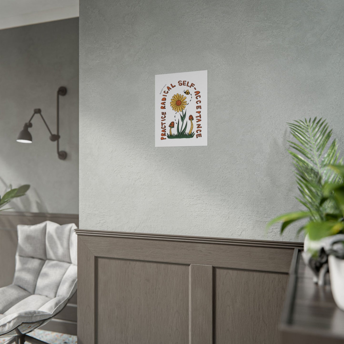 “Practice Radical Self-Acceptance” Poster