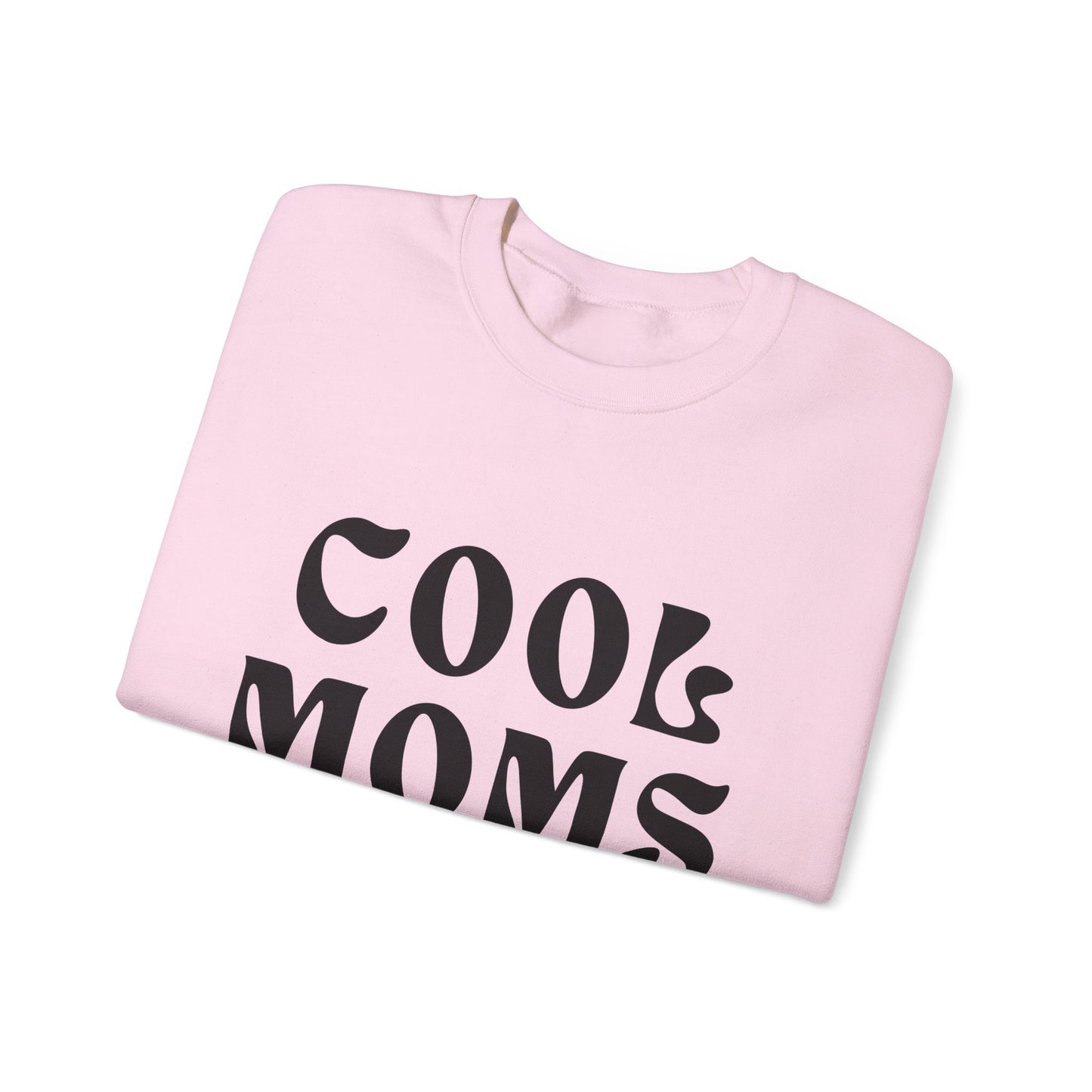 “Cool Moms Club” - Floral Crewneck Sweatshirt