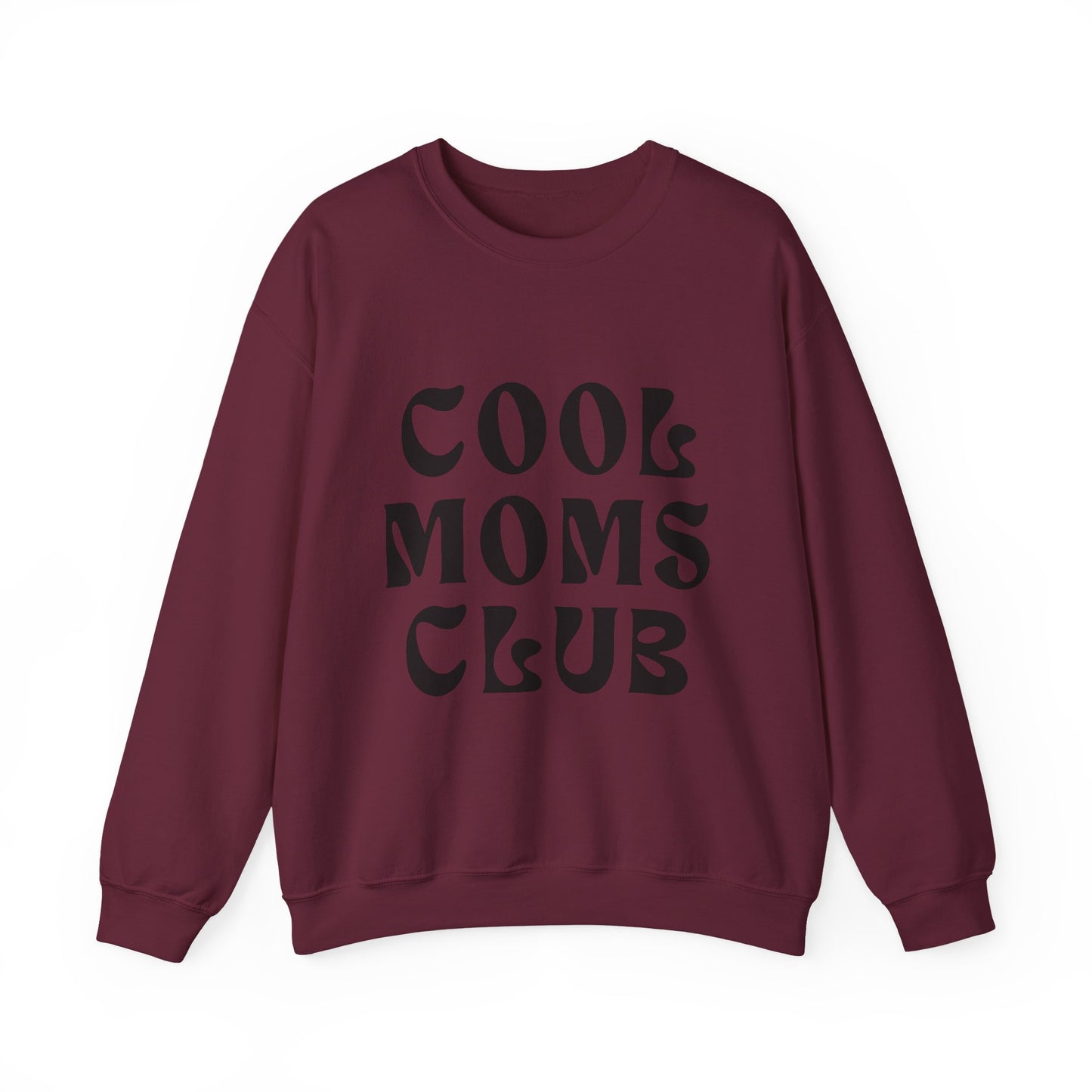 “Cool Moms Club” - Floral Crewneck Sweatshirt