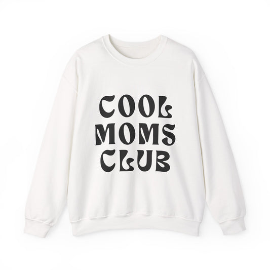 “Cool Moms Club” - Floral Crewneck Sweatshirt