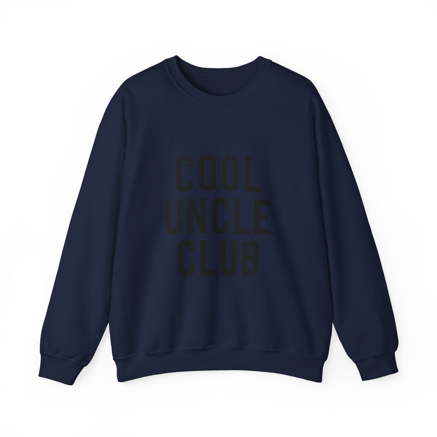 “Cool Uncle Club” Sweatshirt - Mountain Graphic Crewneck for Cool Uncles
