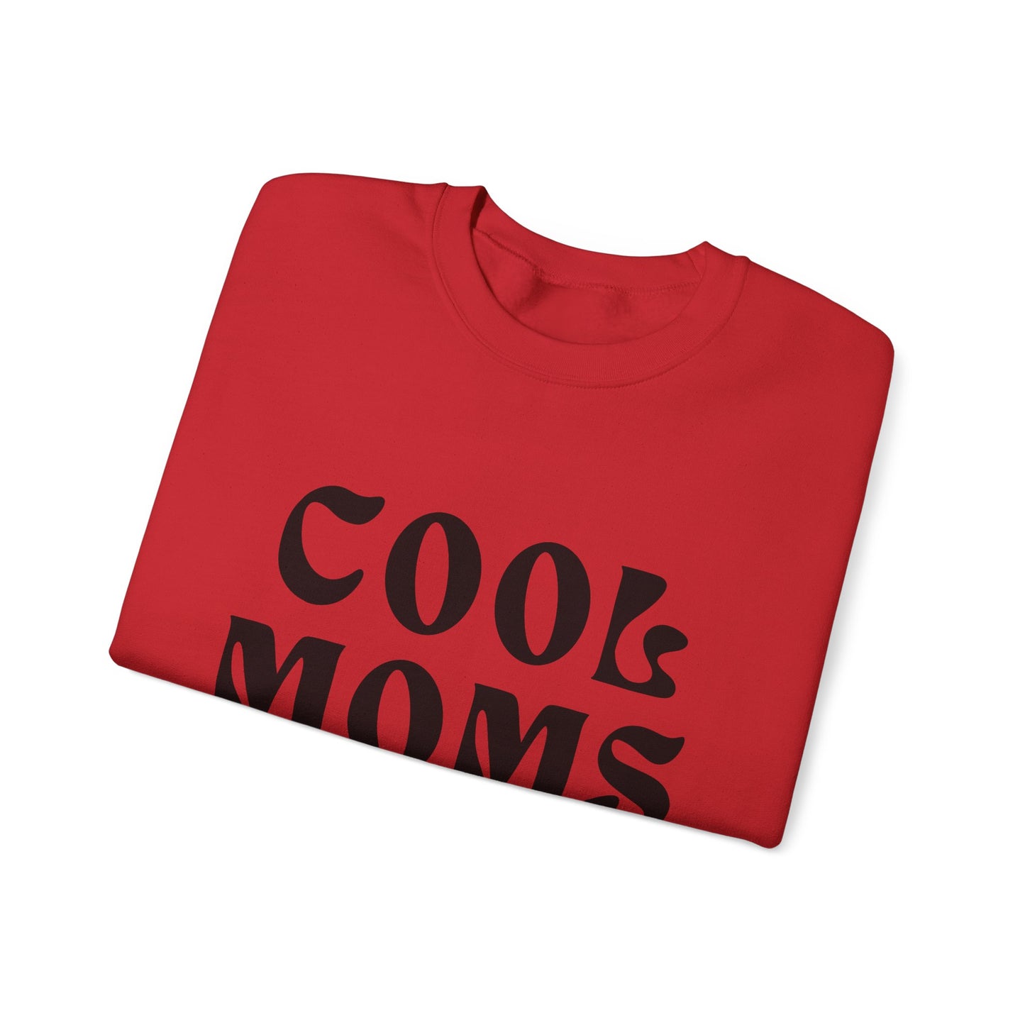 “Cool Moms Club” - Floral Crewneck Sweatshirt