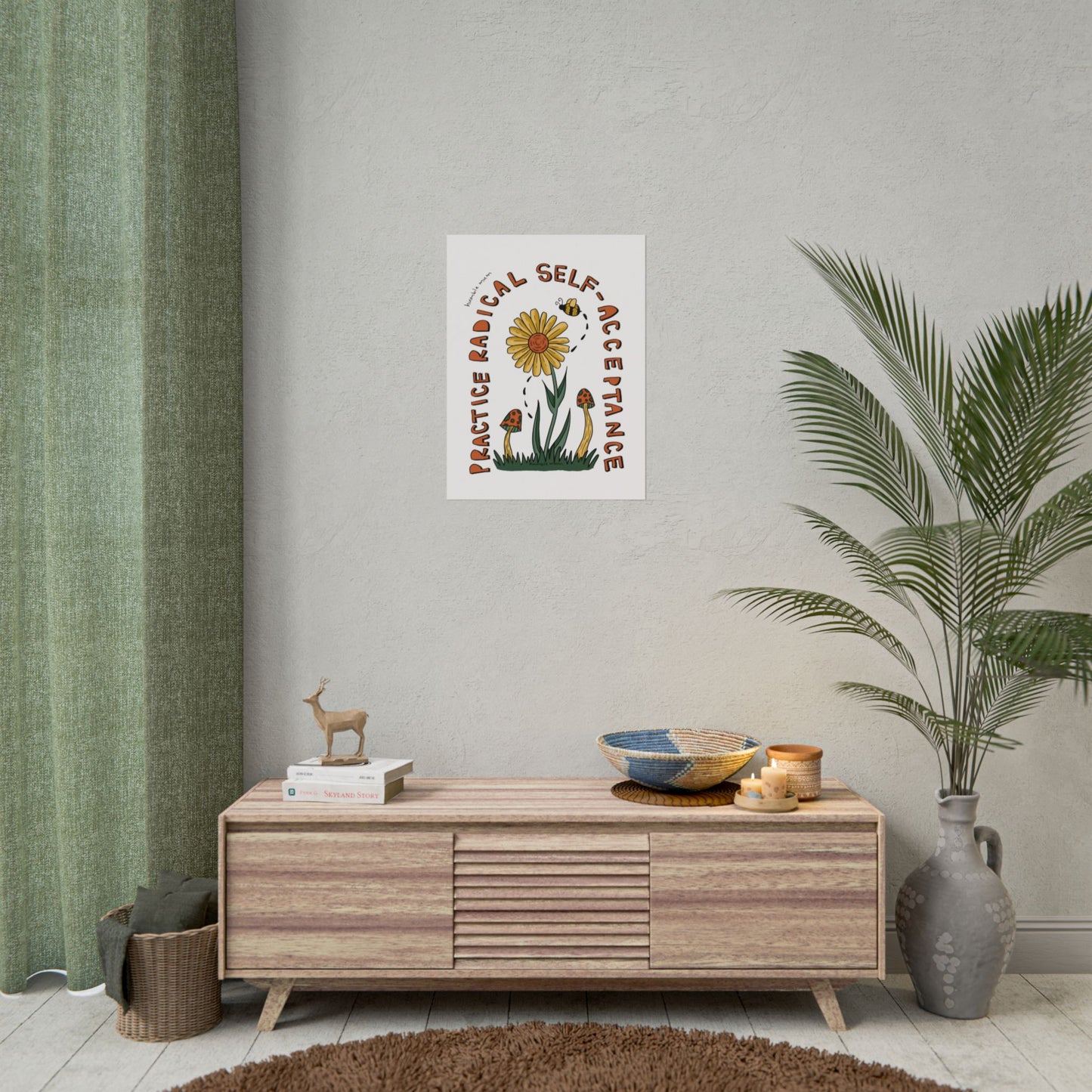 “Practice Radical Self-Acceptance” Poster