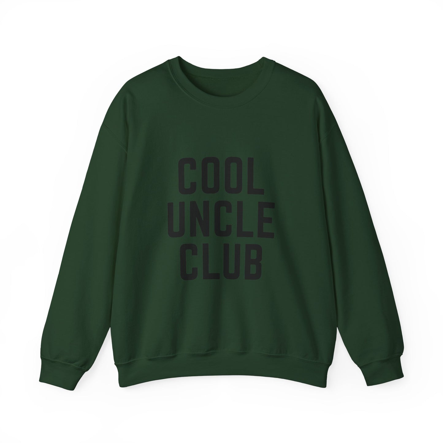“Cool Uncle Club” Sweatshirt - Mountain Graphic Crewneck for Cool Uncles