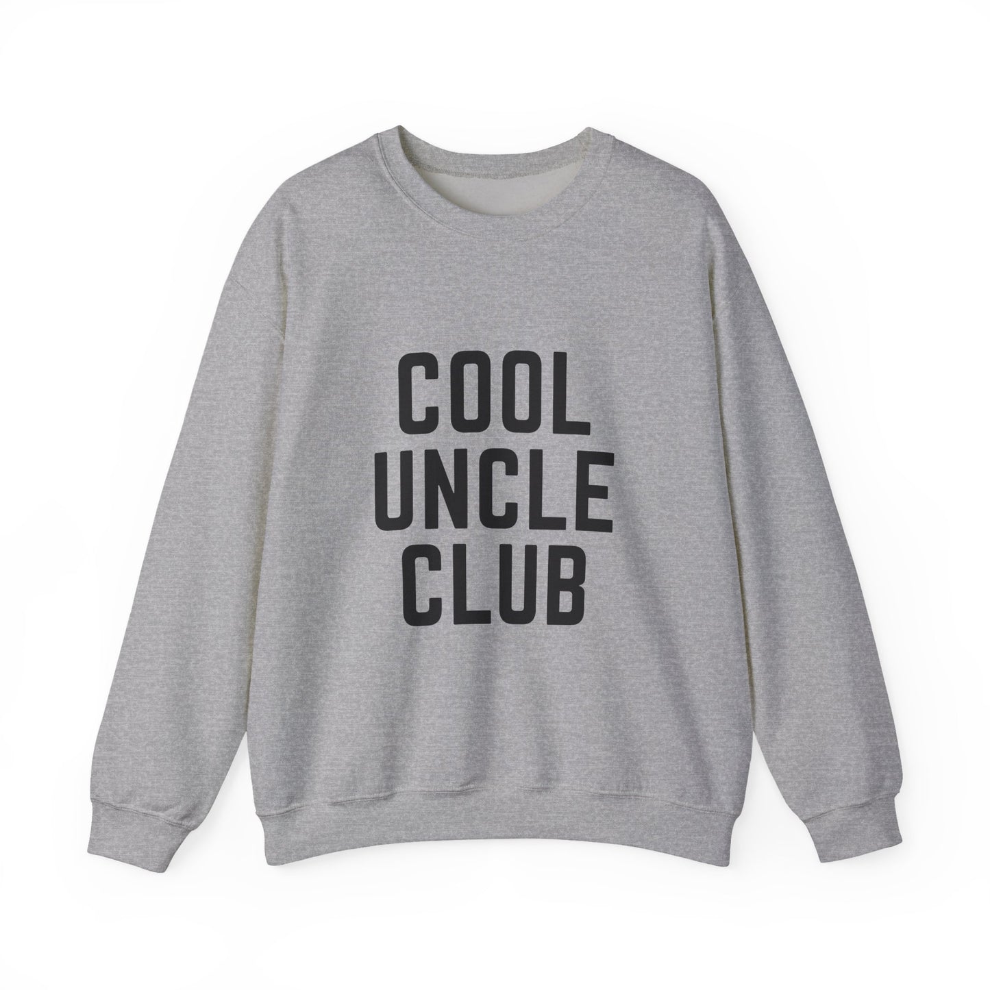“Cool Uncle Club” Sweatshirt - Mountain Graphic Crewneck for Cool Uncles