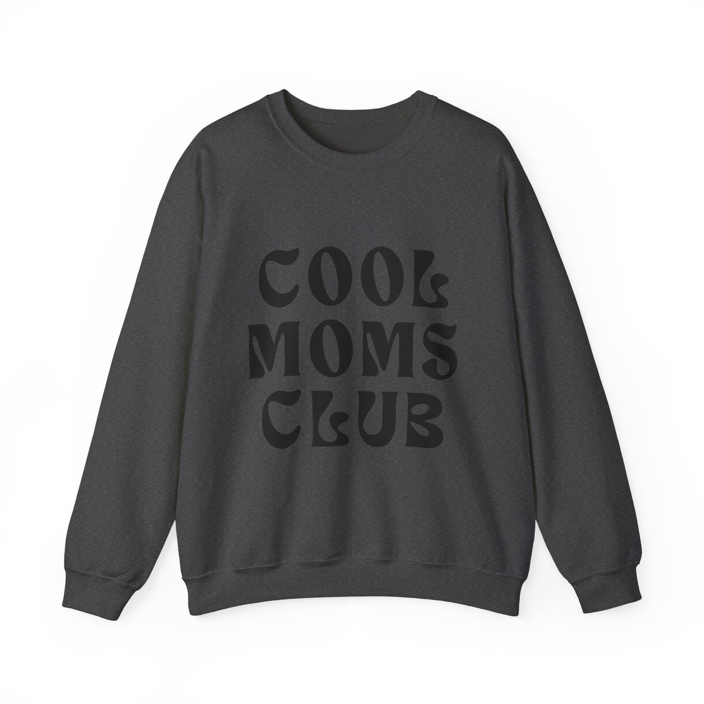 “Cool Moms Club” - Floral Crewneck Sweatshirt