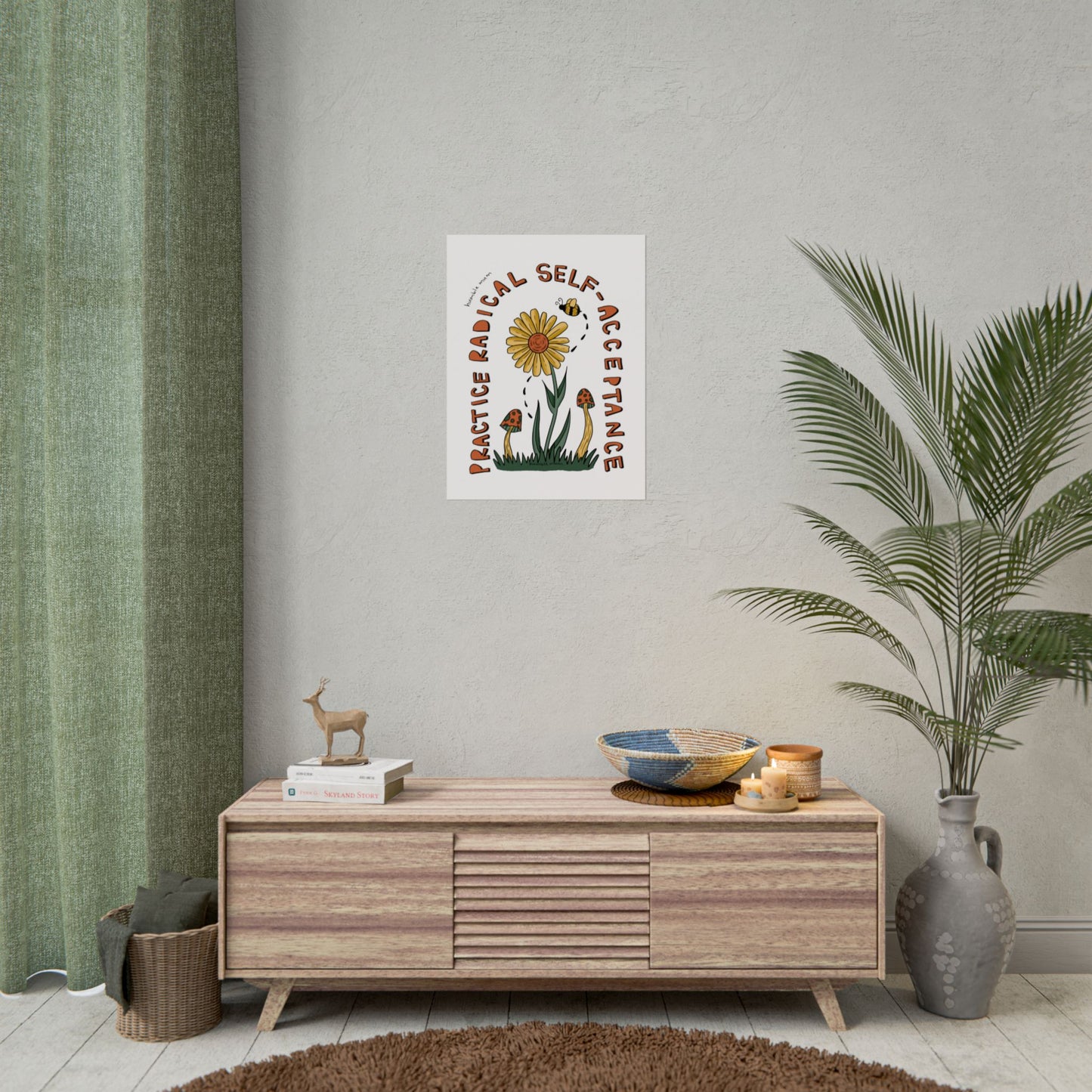 “Practice Radical Self-Acceptance” Poster